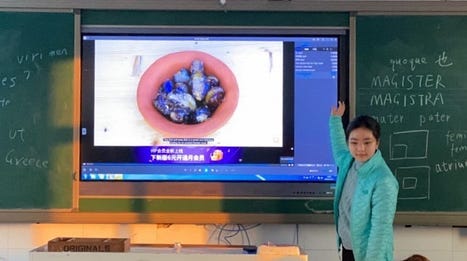 
Ashley shows a clip from a Roman date recipe on the YouTube page “Historical Italian Cooking.”