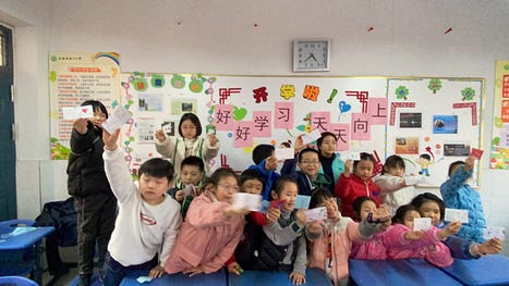 The third graders say “Vale!” to their exploratory Latin class, ending on December 25, 2020.
