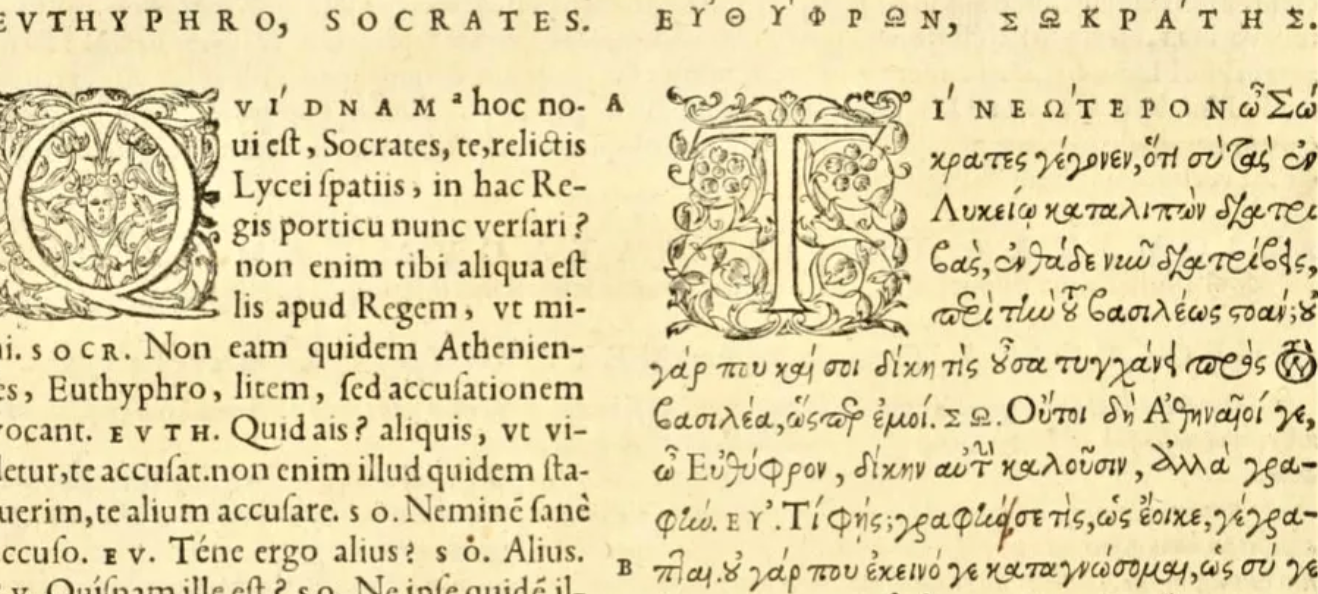 Reading Greek in Latin