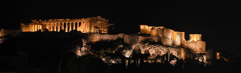  The Acropolis unvisited. (source)