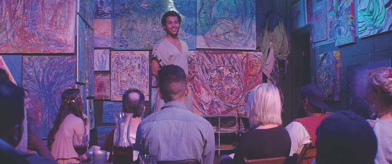  Corbin Bleu as Ovid.