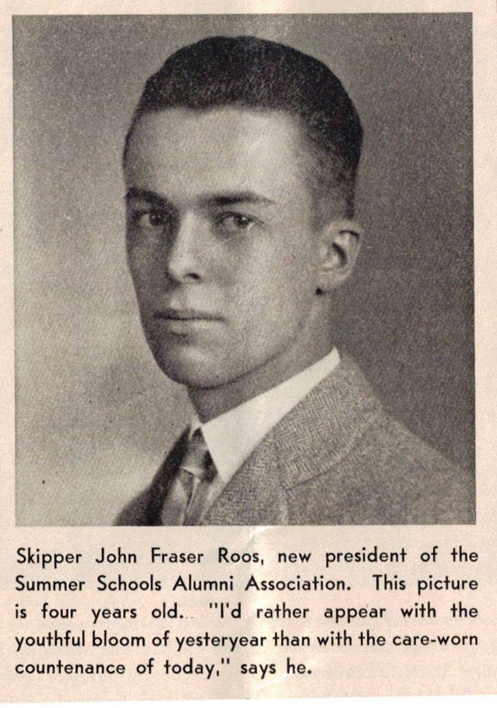  Roos in the 1933 Culver Alumnus
