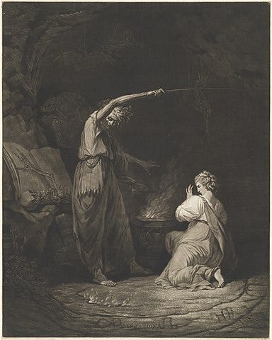  “Incantation” by John Dixon after John Hamilton Mortimer (image from Wikimedia Commons)
