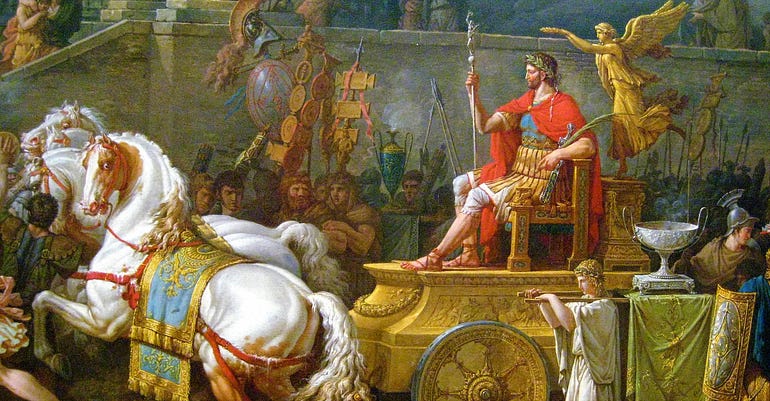  
The Triumph of Aemilius Paullus (Metropolitan Museum of Art, courtesy Wikimedia).