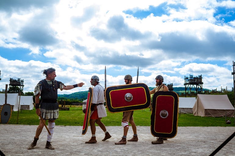  You never know who you’ll run into in Gaul.