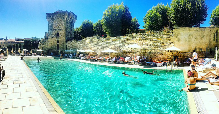  The Hotel Aquabella in Provence.
