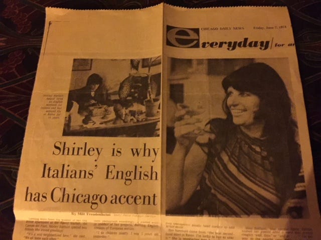 An article from the Chicago Daily News about Shirley Herbert.
