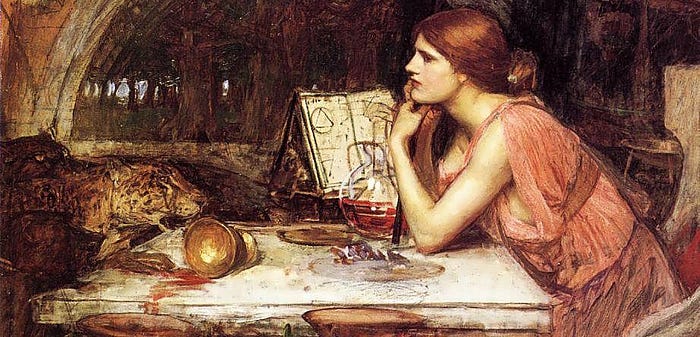  Circe, by John William Waterhouse. (Wikimedia Commons)
