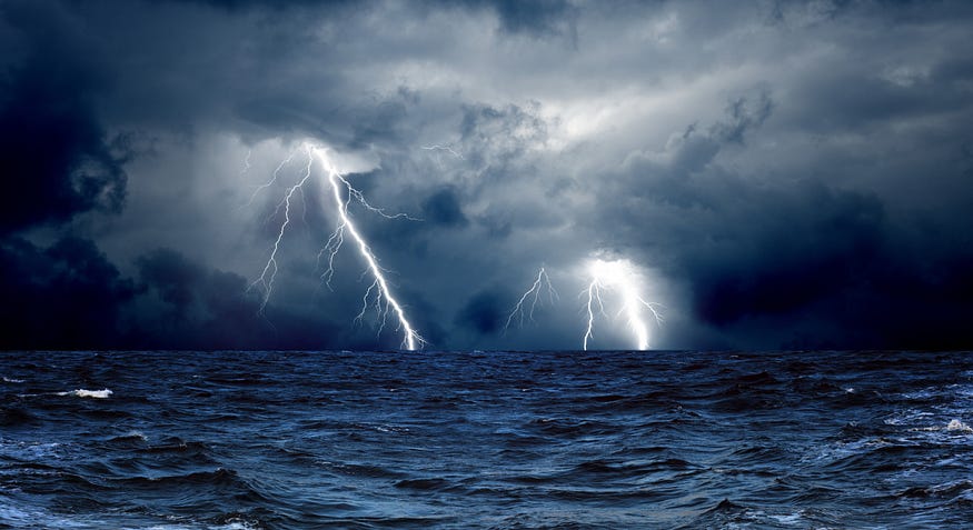 1.21 gigawatts off the coast of Sicily (Aeneid 1.90)
