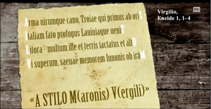 “From the pen of Vergilius Maro.” See below.