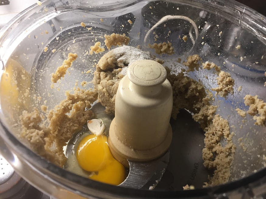 The white powder is the grated deer antler.
