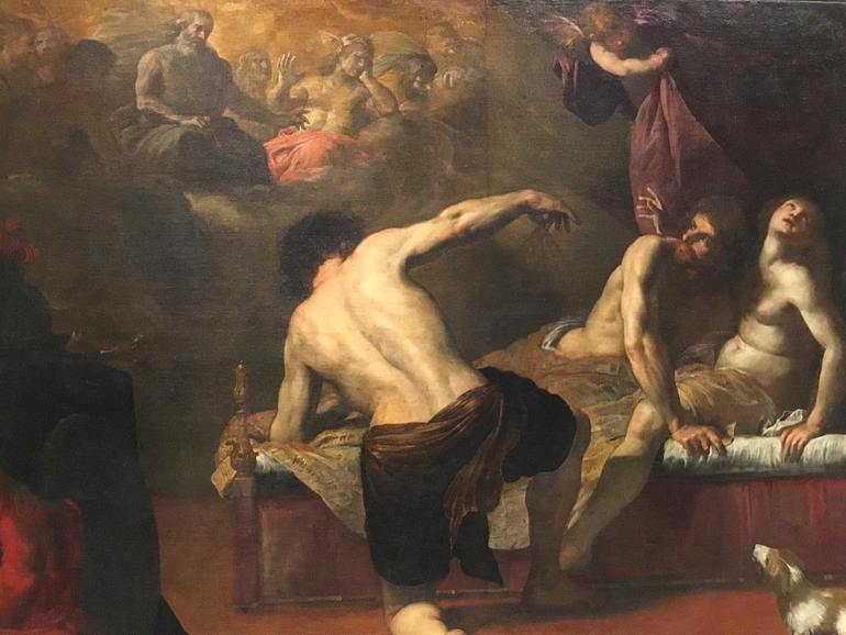  Giovanni Battista Carlone, Marte e Venere sorpresi da Vulcano.