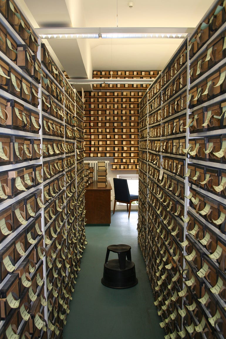  The TLL archives. Somewhere in here is the secret of the sus. And the secret of the porcus.
