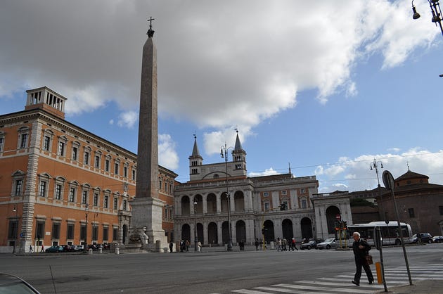  The obelisk in the Piazza in 2019.
