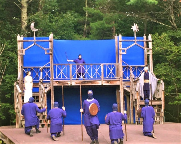  “Pericles” on the Woodstock Shakespeare Festival stage.
