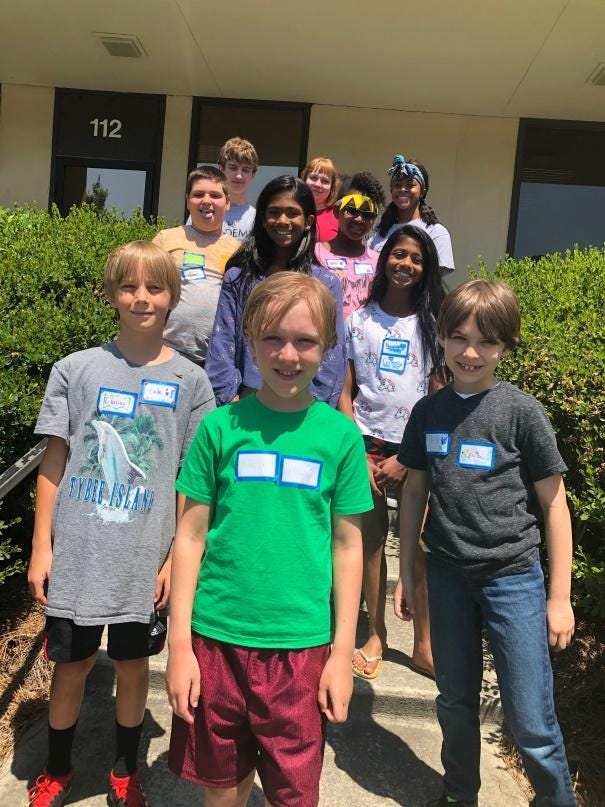  Students at an Aequora Summer Camp in Atlanta, GA.
