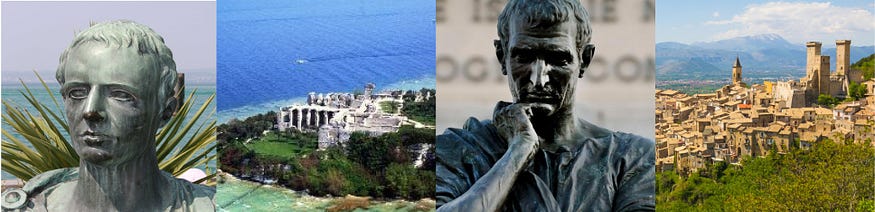  Catullus, Sirmio, Ovid, Sulmona.
