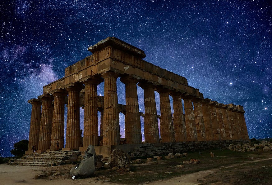 Greek poet Odysseas Elytis called them “temples in the shape of the sky.”
