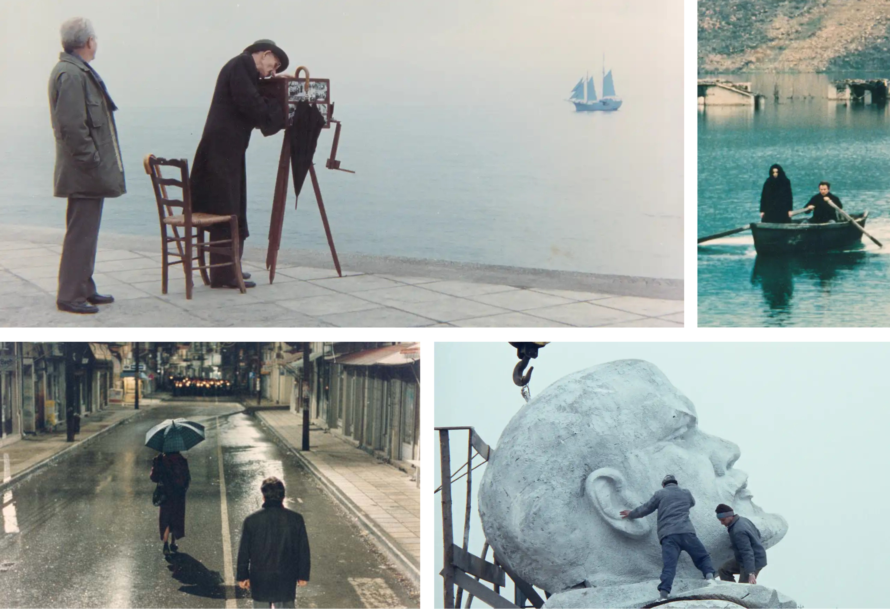Stills from Theo Angelopoulos's Ulysses' Gaze (1995)